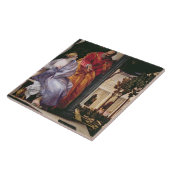 Bathsheba Bathing, c.1575 (olie op canvas) Tegeltje (Zijkant)