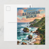 Bathsheba Beach Barbados Briefkaart (Voorkant / Achterkant)