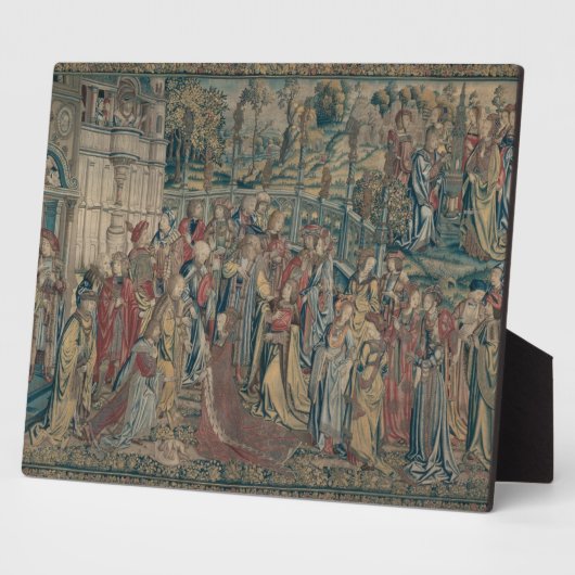 Bathsheba besteld bij het Paleis, Tapestry of Davi Fotoplaat (Zijkant)
