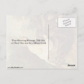 Bathsheba gezien door koning David van Rembrandt Briefkaart (Achterkant)