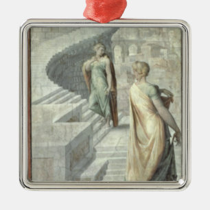 Bathsheba Visiting David, c.1553 Metalen Ornament