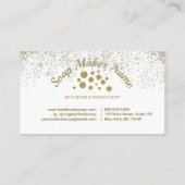 Bathtub Gold Shampoo Spa Soap Bubbles Visitekaartje (Achterkant)