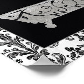 Bathtub in zwart-wit poster (Hoek)