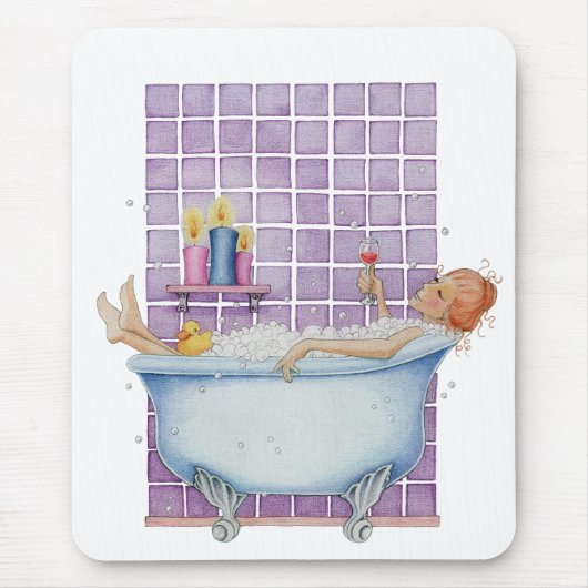 Bathtub Joy Mousepad Muismat (Voorkant)