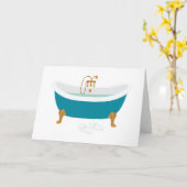  Bathtub Kaart (Gele Bloem)