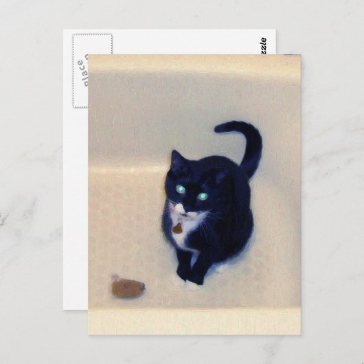 Bathtub Playtime Briefkaart (Voorkant / Achterkant)