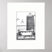  Bathtub Poster (Voorkant)