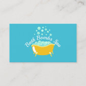 Bathtub Soap Bubbles Shampoo Visitekaartje (Voorkant)