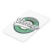 Bathurst australië vintage stijl logo magneet (Linkerzijde)