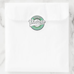 Bathurst australië vintage stijl logo ronde sticker