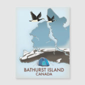 Bathurst Island Canada Reis kaart (Voorkant)