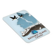 Bathurst Island Canada Reis kaart Magneet (Rechterzijde)