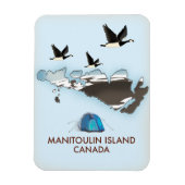 Bathurst Island Canada Reisplattegrond Magneet (Verticaal)