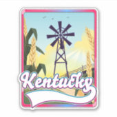 Bathurst Island Canada Reisplattegrond Sticker (Voorkant)