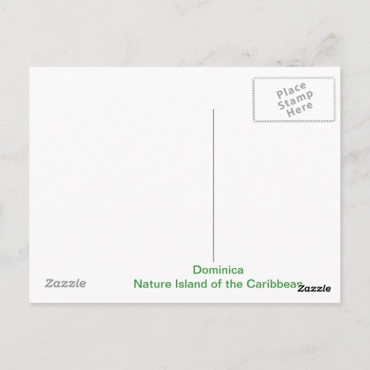 Batibou Bay briefkaart (Achterkant)