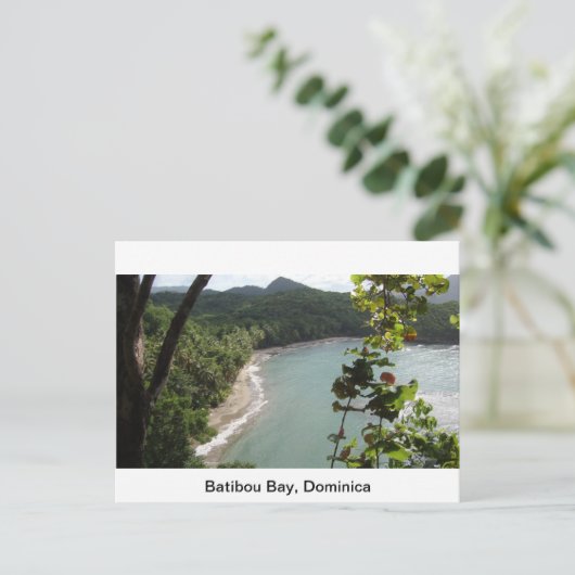 Batibou Bay, Dominica Briefkaart (Staand voorkant)