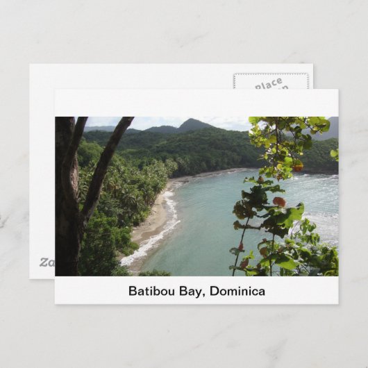 Batibou Bay, Dominica Briefkaart (Voorkant / Achterkant)