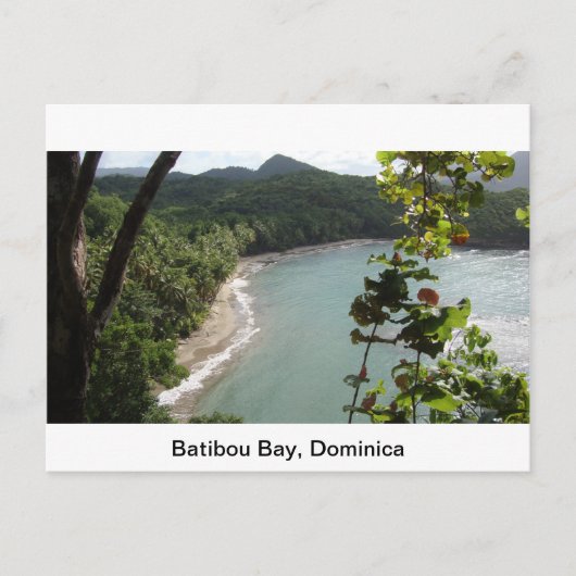 Batibou Bay, Dominica Briefkaart (Voorkant)