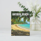 Batibou Beach Dominica Reizen Briefkaart (Staand voorkant)