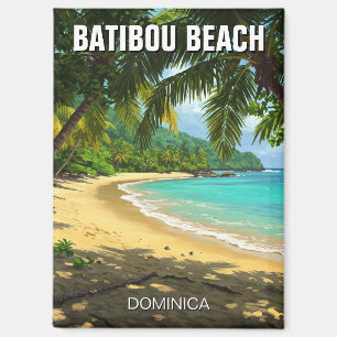 Batibou Beach Dominica Reizen Magneet