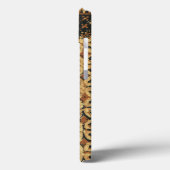 Batik aardse koffieboon Elegant Rustiek Rugged Case-Mate iPhone Case (Achterkant / Links)