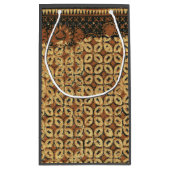 Batik aardse koffieboon Elegant Rustiek Rugged Klein Cadeauzakje (Achterkant)