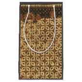 Batik aardse koffieboon Elegant Rustiek Rugged Klein Cadeauzakje (Voorkant)