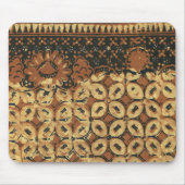 Batik aardse koffieboon Elegant Rustiek Rugged Muismat (Voorkant)