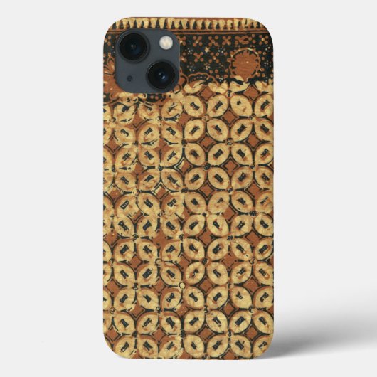 Batik Aardse Koffieboon Elegant Rustiek Ruw Case-Mate iPhone Case (Achterkant)