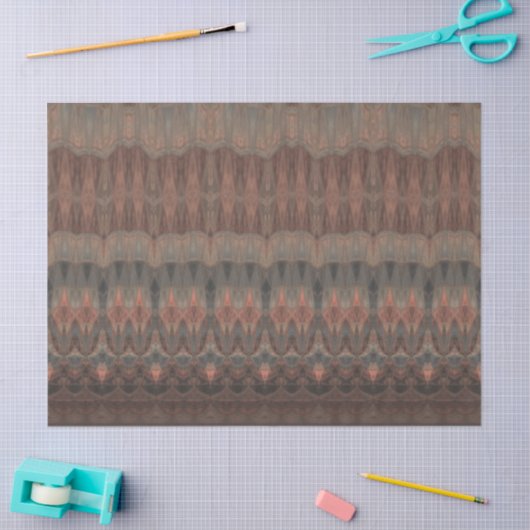 Batik Abstracte Boho Southwest Herfst Autumn Tissuepapier (Craft)