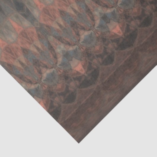 Batik Abstracte Boho Southwest Herfst Autumn Tissuepapier (Detail)