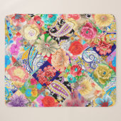 Batik achtergrond. ontwerp sherpa deken (Voorkant (horizontaal))