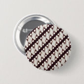 Batik arjuna 02 ronde button 5,7 cm (Voorkant /achterkant)