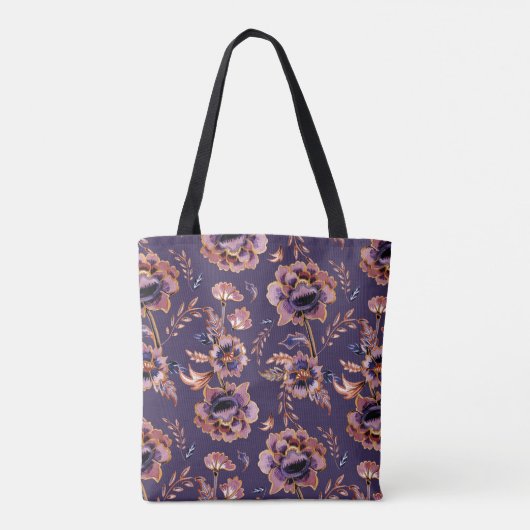 batik bali indonesië patroon tote bag (Achterkant)