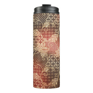 Batik Beauty: Maleisisch artistiek wonder Thermosbeker