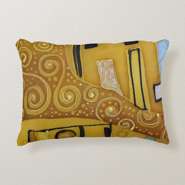 Batik Beauty: traditionele achtergrond Accent Kussen (Voorkant)
