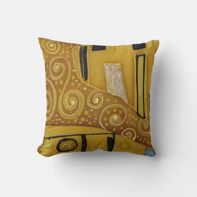 Batik Beauty: traditionele achtergrond Kussen (Voorkant)