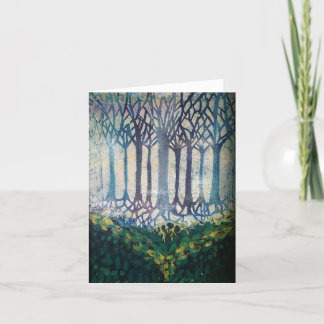 Batik Blank wenskaart Bedankkaart