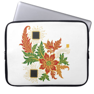 Batik Bloei & CPU Laptop Sleeve