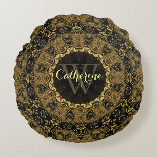 Batik Bohasia Earthy Arts Ronde Kussenhoes Rond Kussen