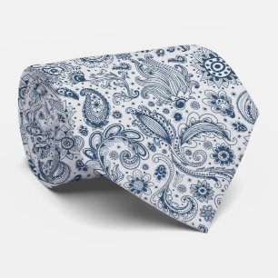 Batik boho stijl bloem paisley patroon stropdas