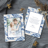  Batik bruiloft Dank u kaart Custom Foto