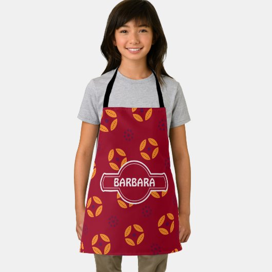 Batik Chocolade Crème Minimal Patroon Schort (Insitu)