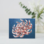 Batik Chrysanthemum Briefkaart (Staand voorkant)
