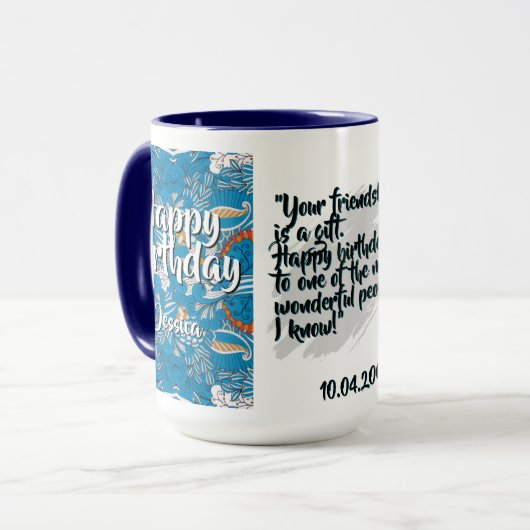 Batik Combo Mug CM02-01 Taurus Mok (Voorkant links)