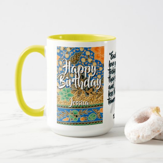 Batik Combo Mug CM03-01 Gemini Mok (Met donut)