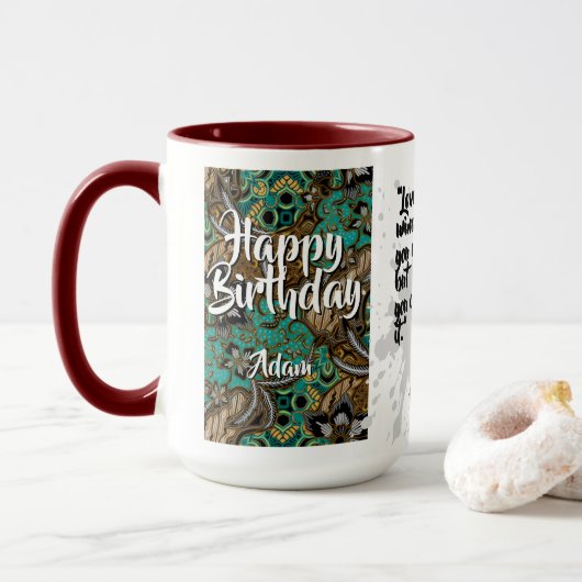 Batik Combo Mug CM06-01 Virgo Mok (Met donut)