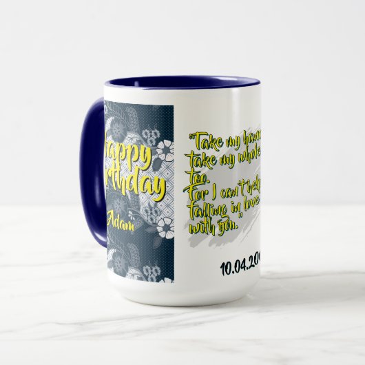 Batik Combo Mug CM07-01 Libra Mok (Voorkant links)