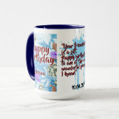 Batik Combo Mug CM12-01 Pisces Mok (Voorkant links)