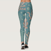 Batik Coral Reef | Batik Motif Leggings (Achterkant)